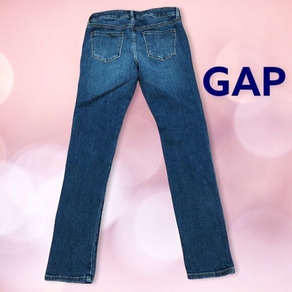 Gap Girls Denim Hi/Bye Flip Sequin Front Pockets Skinny Jean - Picture 3 of 15